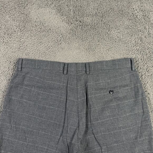 J Crew Pants Mens 35x32 Gray Plaid Thompson Classic Fit Chinos Preppy NWT - Picture 9 of 15